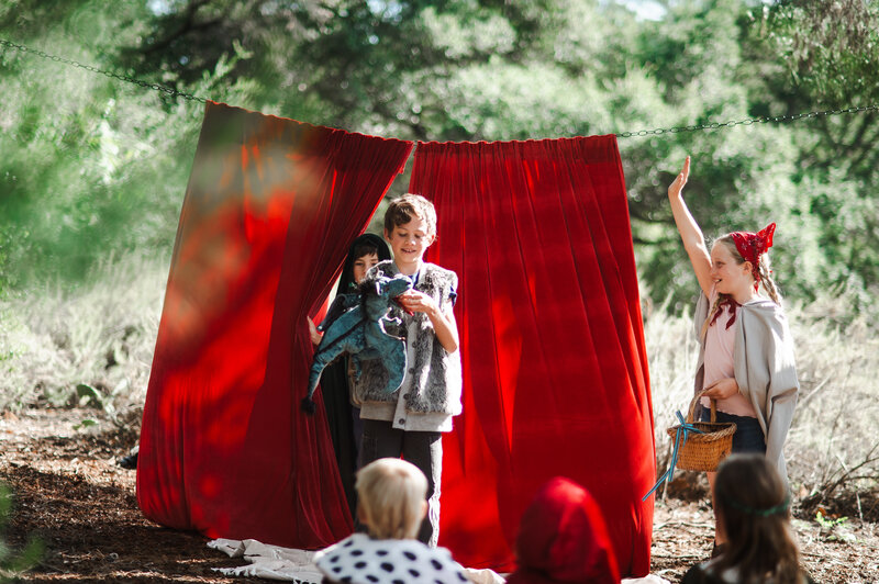 Children performing at Storywood Creative Co.